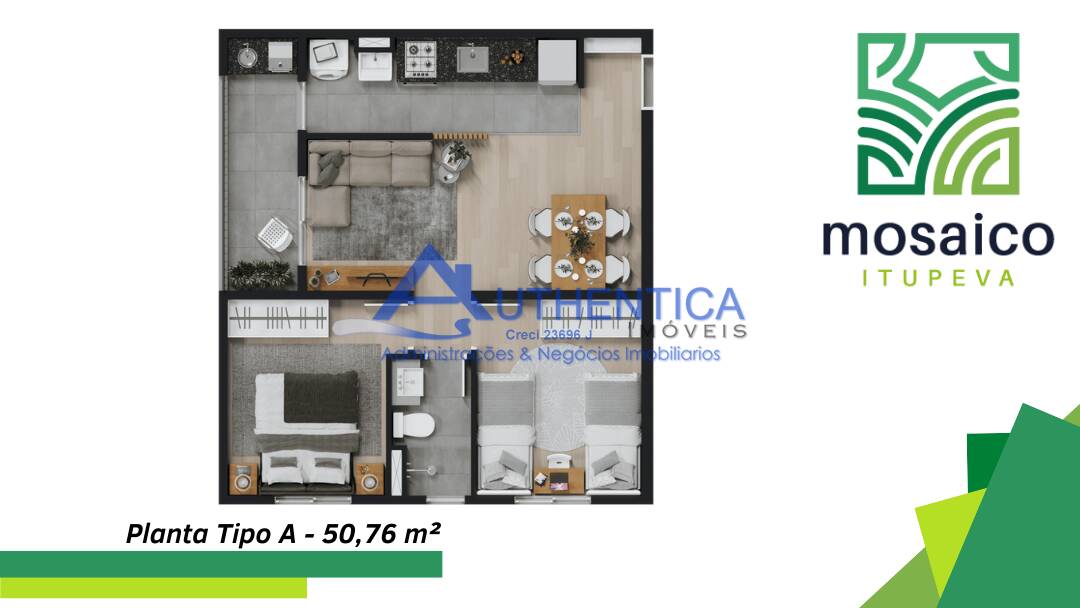 Apartamento à venda com 2 quartos, 52m² - Foto 27