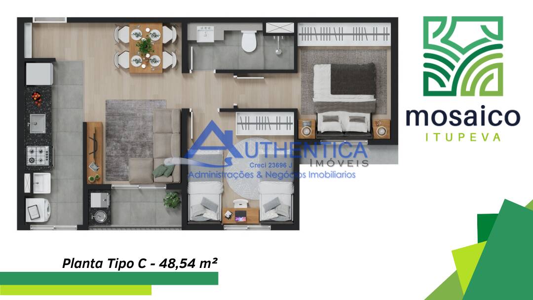 Apartamento à venda com 2 quartos, 52m² - Foto 29